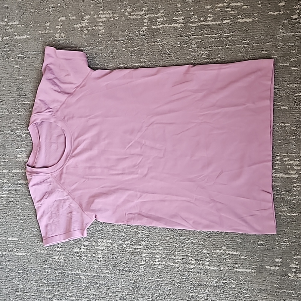 lululemon athletica Pink Fitted Polo T-Shirt